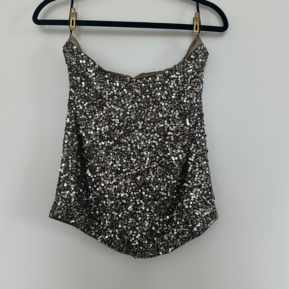 Vince Sequin Mini Skirt